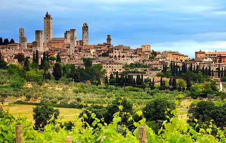 san gimignano tuscany town of vernaccia wine